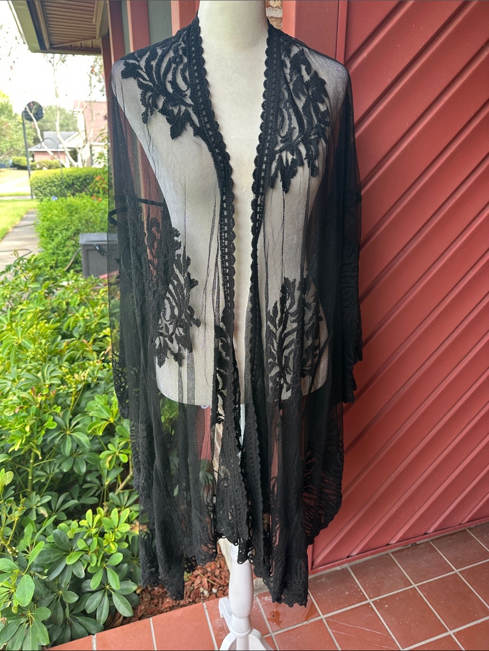 Daytrip Black Sheer Lace Cover